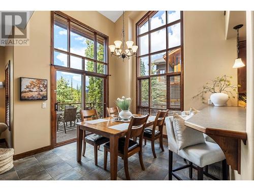 5035 Valley Drive Unit# 44, Sun Peaks, BC - Indoor Photo Showing Dining Room