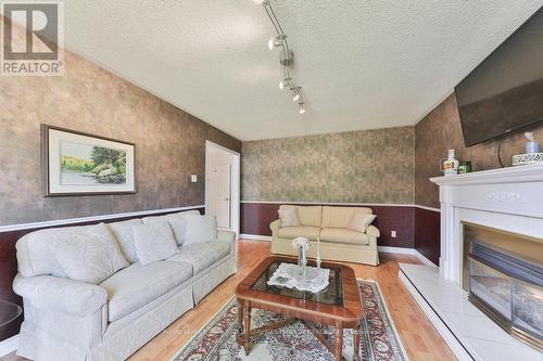 981 Valdese Drive, Mississauga, ON - Indoor Photo Showing Living Room With Fireplace