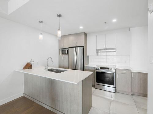 Cuisine - 1033-5620 Rue J.-B.-Michaud, Lévis (Desjardins), QC - Indoor Photo Showing Kitchen With Double Sink With Upgraded Kitchen