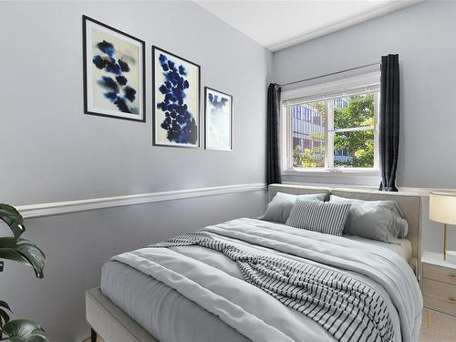 205-821 Goldstream Ave, Langford, BC - Indoor Photo Showing Bedroom