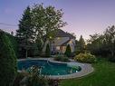 Backyard - 4215 Rue Du Myosotis, Saint-Bruno-De-Montarville, QC  - Outdoor With In Ground Pool With Backyard 