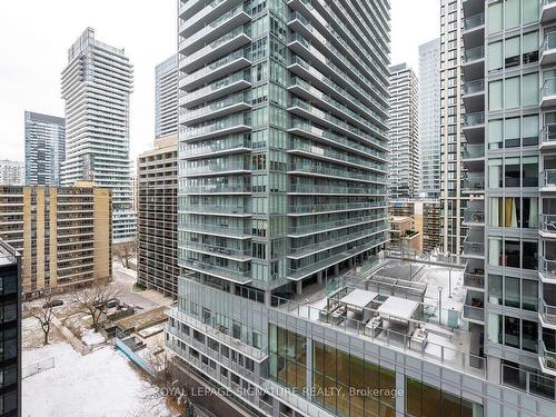 1103-117 Broadway Ave, Toronto, ON - Outdoor With Balcony With Facade