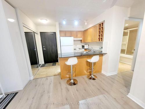 2112-210 Victoria St, Toronto, ON - Indoor Photo Showing Kitchen With Double Sink