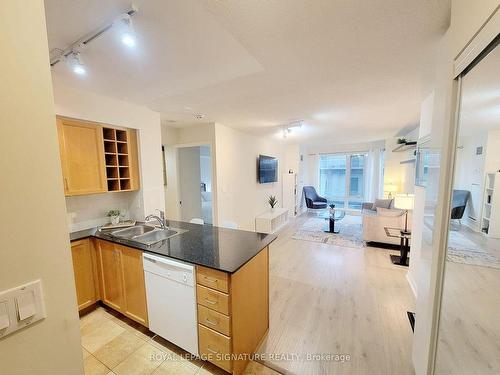 2112-210 Victoria St, Toronto, ON - Indoor Photo Showing Kitchen With Double Sink