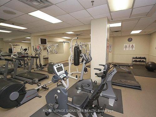 610-285 Enfield Pl, Mississauga, ON - Indoor Photo Showing Gym Room