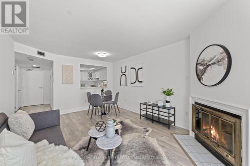 1003 - 701 King Street W, Toronto, ON - Indoor Photo Showing Living Room With Fireplace