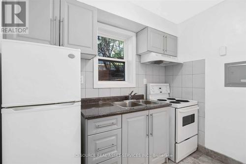 1 - 110 Eastwood Road, Toronto, ON - Indoor Photo Showing Kitchen With Double Sink