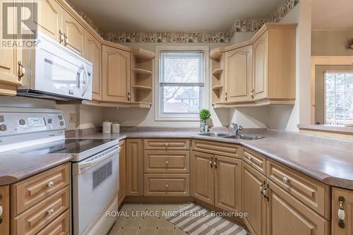 7 Chaplin Avenue, St. Catharines, ON - Indoor Photo Showing Kitchen With Double Sink