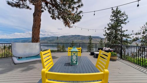 4181 6 Avenue, Peachland, BC - Outdoor With Deck Patio Veranda With View