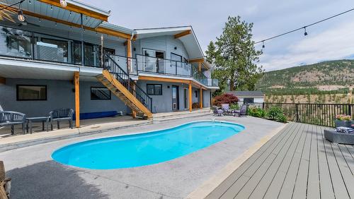 4181 6 Avenue, Peachland, BC - Outdoor With In Ground Pool With Deck Patio Veranda With Exterior