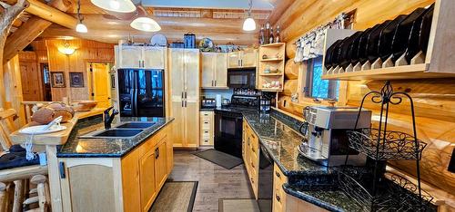 7001 Columbia Ridge Drive, Fairmont Hot Springs, BC - Indoor Photo Showing Kitchen With Double Sink