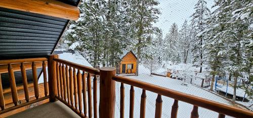 7001 Columbia Ridge Drive, Fairmont Hot Springs, BC - Outdoor With Balcony With Exterior