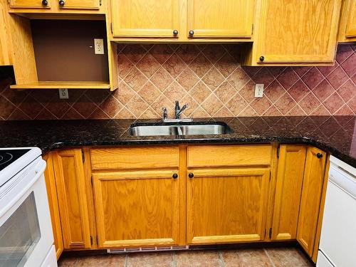 6-7981 Radium Golf Course Road, Radium Hot Springs, BC - Indoor Photo Showing Kitchen With Double Sink