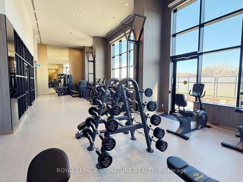 436-395 Dundas St W, Oakville, ON - Indoor Photo Showing Gym Room