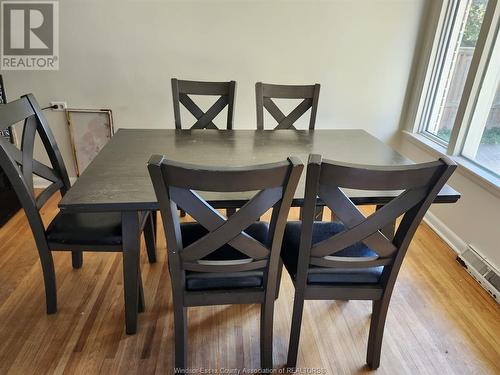 2721 Virginia Park Unit# Upper, Windsor, ON - Indoor Photo Showing Dining Room