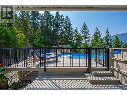 324 Orchard Lake Road, Kamloops, BC - Outdoor With Above Ground Pool With Deck Patio Veranda