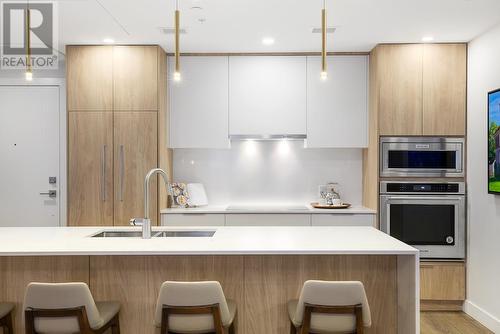 460 Nicola Street Unit# 1904, Kamloops, BC - Indoor Photo Showing Kitchen With Double Sink With Upgraded Kitchen