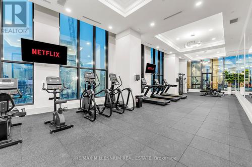 1203 - 30 Elm Drive, Mississauga, ON - Indoor Photo Showing Gym Room