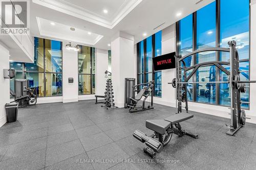 1203 - 30 Elm Drive, Mississauga, ON - Indoor Photo Showing Gym Room