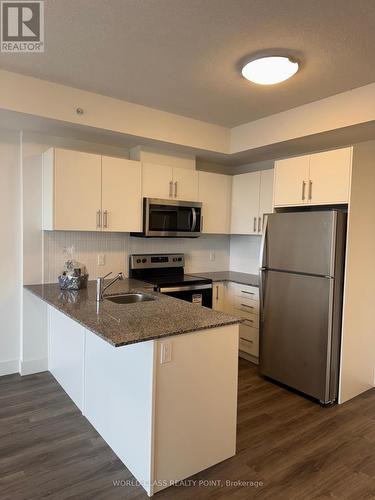 609 - 107 Roger Street, Waterloo, ON - Indoor Photo Showing Kitchen With Stainless Steel Kitchen