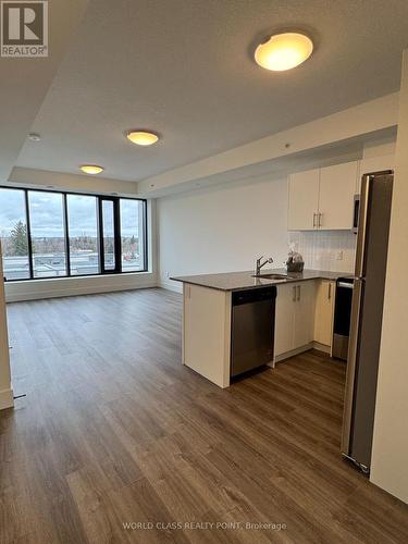 609 - 107 Roger Street, Waterloo, ON - Indoor Photo Showing Kitchen With Stainless Steel Kitchen