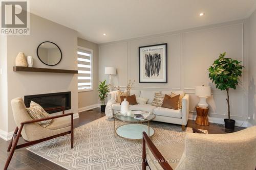 1084 Orenda Street, Pickering, ON - Indoor Photo Showing Living Room With Fireplace