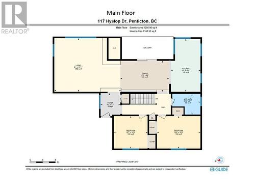 Main Level Floorplan - 117 Hyslop Drive, Penticton, BC - Other