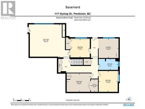 Basement Floorplan - 117 Hyslop Drive, Penticton, BC - Other