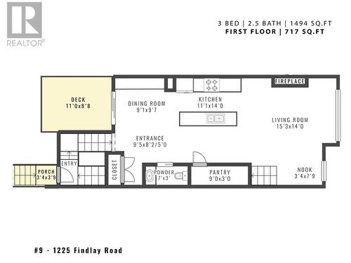 Main - Floorplan - 1225 Findlay Road Unit# 9, Kelowna, BC - Other