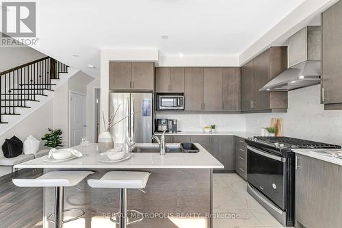 1071 Cameo Street, Pickering, ON - Indoor Photo Showing Kitchen With Stainless Steel Kitchen With Upgraded Kitchen