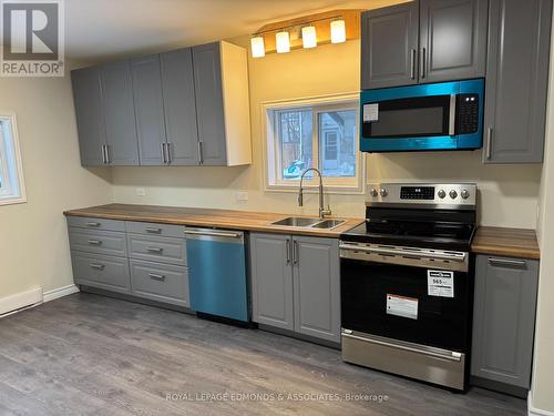 256 Renfrew Street, Pembroke, ON - Indoor Photo Showing Kitchen With Stainless Steel Kitchen With Double Sink