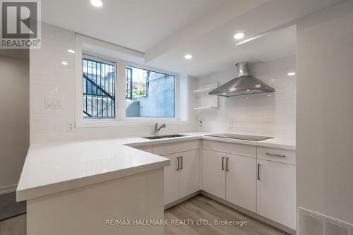 Lower - 30 Manning Avenue, Toronto, ON - Indoor Photo Showing Kitchen With Double Sink