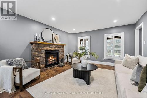 59 Trefusis Street, Port Hope, ON - Indoor Photo Showing Living Room With Fireplace