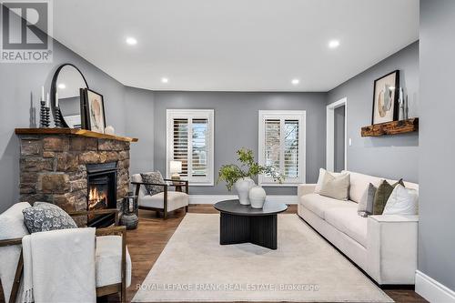 59 Trefusis Street, Port Hope, ON - Indoor Photo Showing Living Room With Fireplace