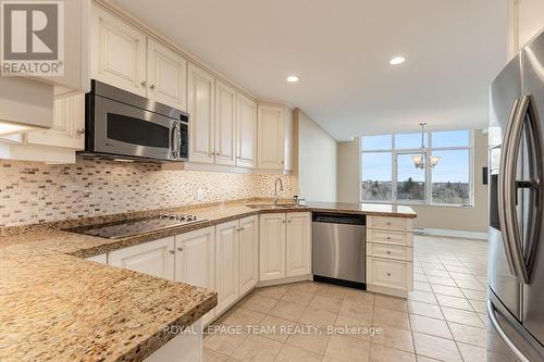 506 - 3580 Rivergate Way, Ottawa, ON - Indoor Photo Showing Kitchen With Upgraded Kitchen