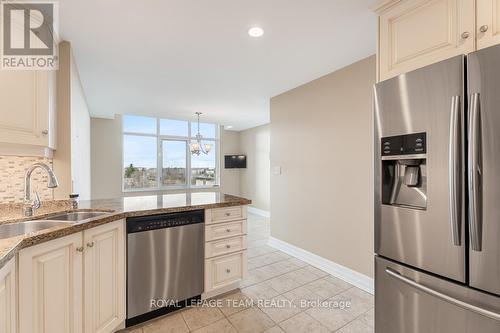 506 - 3580 Rivergate Way, Ottawa, ON - Indoor Photo Showing Kitchen With Double Sink