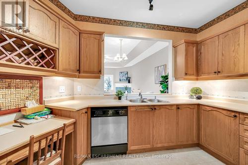 54 Greentrail Drive, Hamilton, ON - Indoor Photo Showing Kitchen With Double Sink