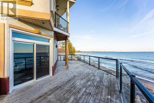 55 Cedar Crest Beach Road, Clarington, ON - Outdoor With Body Of Water With Balcony With Exterior