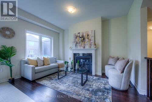 4 Poole Street, Brantford, ON - Indoor Photo Showing Living Room With Fireplace