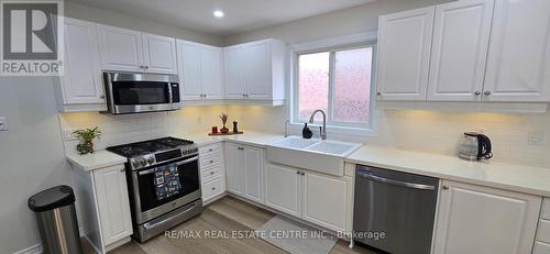 210 Dorchester Drive, Grimsby, ON - Indoor Photo Showing Kitchen With Double Sink