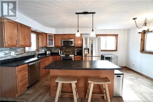 176 Hills Point Road, Oak Bay, NB - Indoor Photo Showing Kitchen With Double Sink