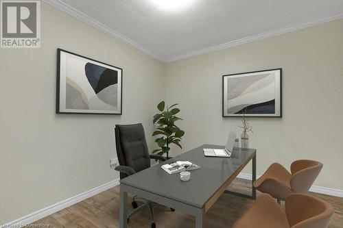 Virtually staged - 760 Woodhill Drive Unit# 219, Centre Wellington, ON - Indoor Photo Showing Office