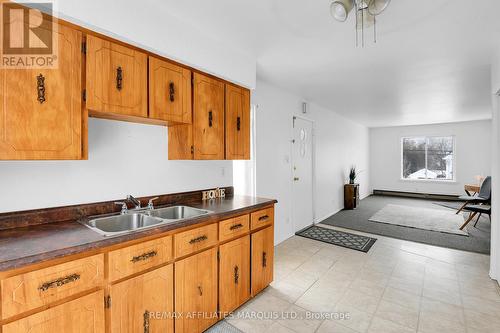 & 731A - 731 Amelia Street, Cornwall, ON - Indoor Photo Showing Kitchen With Double Sink