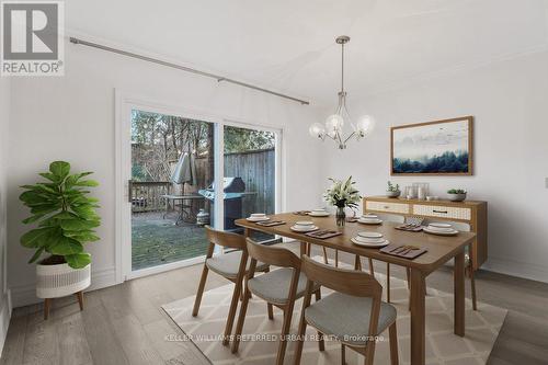 25 Carscadden Drive, Toronto, ON - Indoor Photo Showing Dining Room