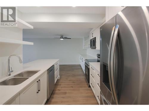 New Kitchen - 217 Elm Avenue Unit# 209, Penticton, BC - Indoor Photo Showing Kitchen With Double Sink