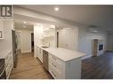 Plenty of counterspace - 217 Elm Avenue Unit# 209, Penticton, BC  - Indoor Photo Showing Kitchen With Double Sink 