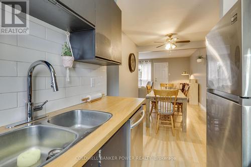 36 - 166 Southdale Road W, London, ON - Indoor Photo Showing Kitchen With Double Sink