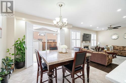 12 Ricardo Road, Brampton, ON - Indoor Photo Showing Dining Room With Fireplace