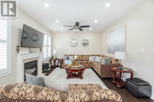 12 Ricardo Road, Brampton, ON - Indoor Photo Showing Living Room With Fireplace