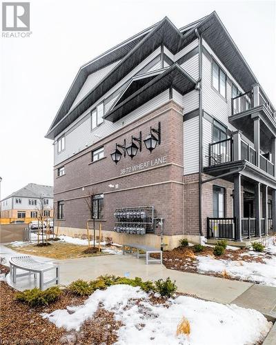 66 Wheat Lane, Kitchener, ON - Outdoor With Balcony